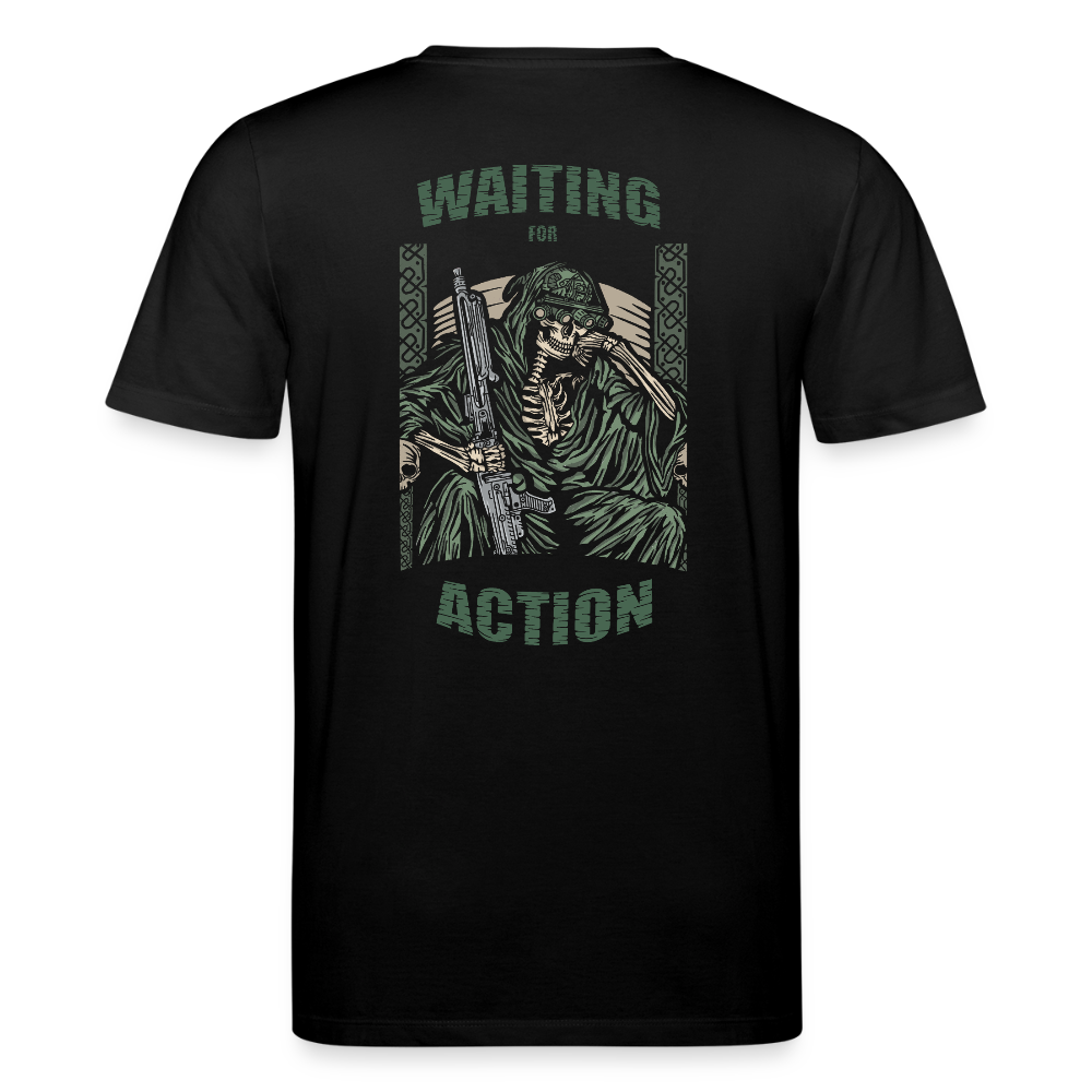 Waiting for action T-Shirt - Schwarz